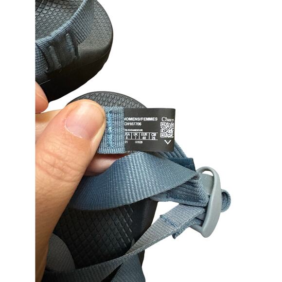 Chaco Women’s Z/Cloud Sandals Blue size 9 Adjustable Straps Hiking Outdoor - Picture 4 of 4
